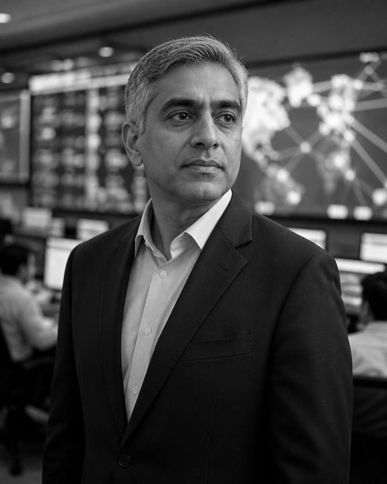 Portrait of Sanjay Mehta, Group Strategy Director